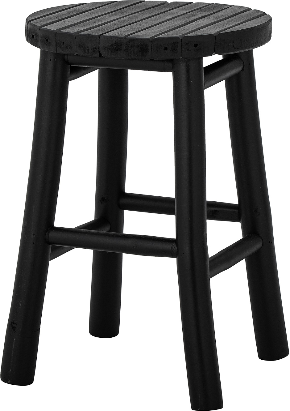Elegant Sort Bambus Taburet fra Bloomingville Bilbo