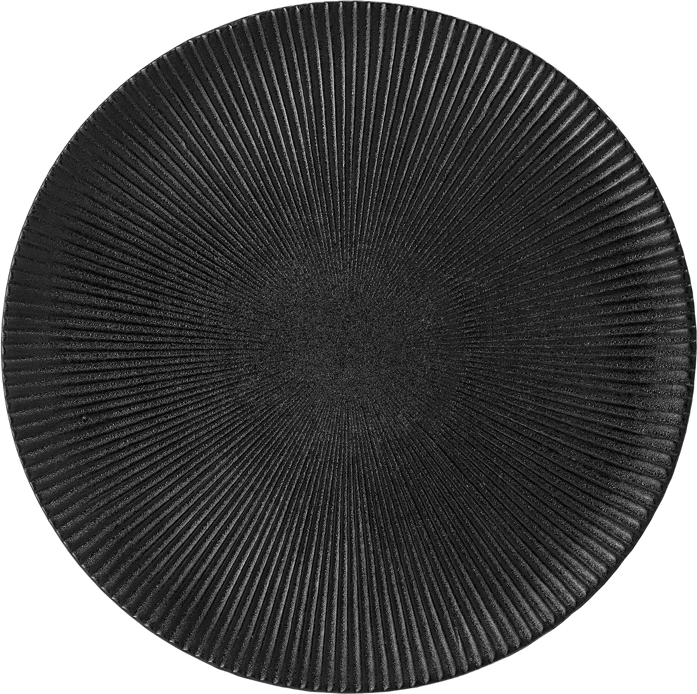 Elegant Neri Tallerken fra Bloomingville - Sort Stentøj 29 cm