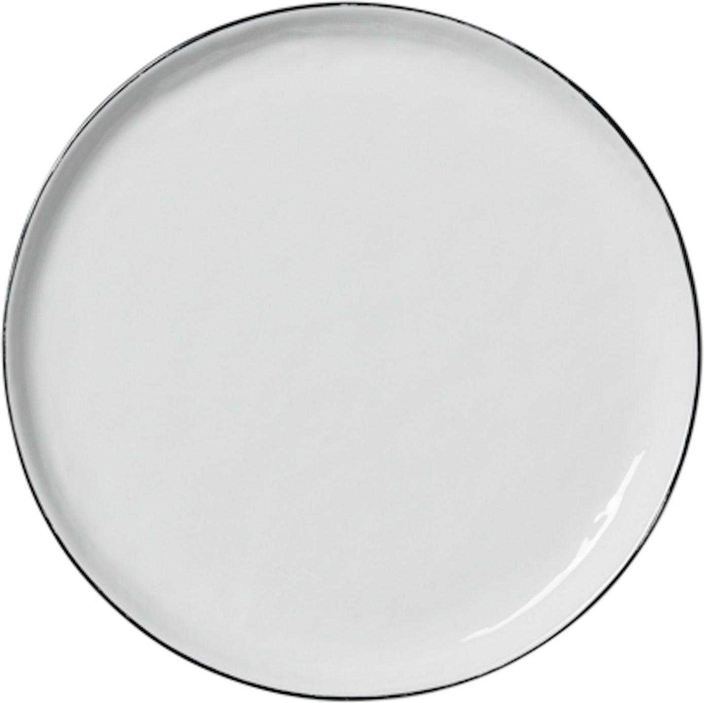 Broste Copenhagen Salt Tallerken Ø18 cm - Elegant Hvid Stentøj