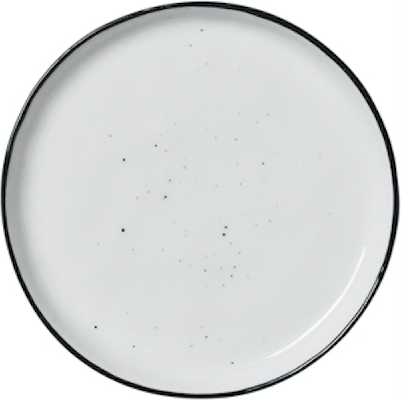 Tallerken Salt Broste Copenhagen Hvid Stentøj Ø13 cm - Udsalg!