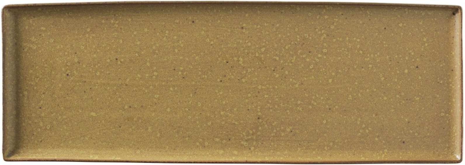 Tallerken Serveringsfad Broste Copenhagen Eli   Stentøj Brun 34x12 Cm