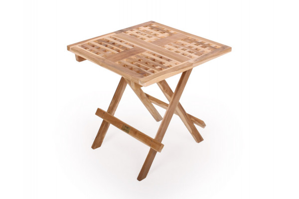 Teak Klapbord Firkantet