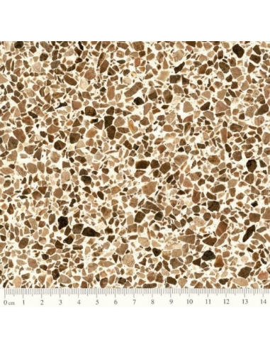Terrazzo Fliser Coffee 40x40x1   Cm Slebet Overflade