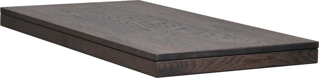 Tillægs- Og Forlængelsesplade Til Spisebord Rowico Brooklyn Lakeret Massiv Egetræ Mørkebrun 95ã 50 Cm Fsc-certificeret