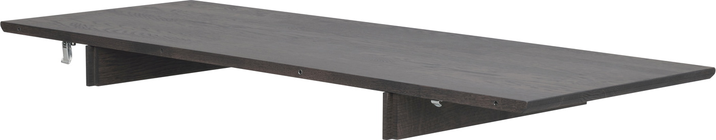 Tillægsplade Rowico Filippa Spisebord   Massiv Mørkebrun Eg 45ã 120 Cm Fsc 100