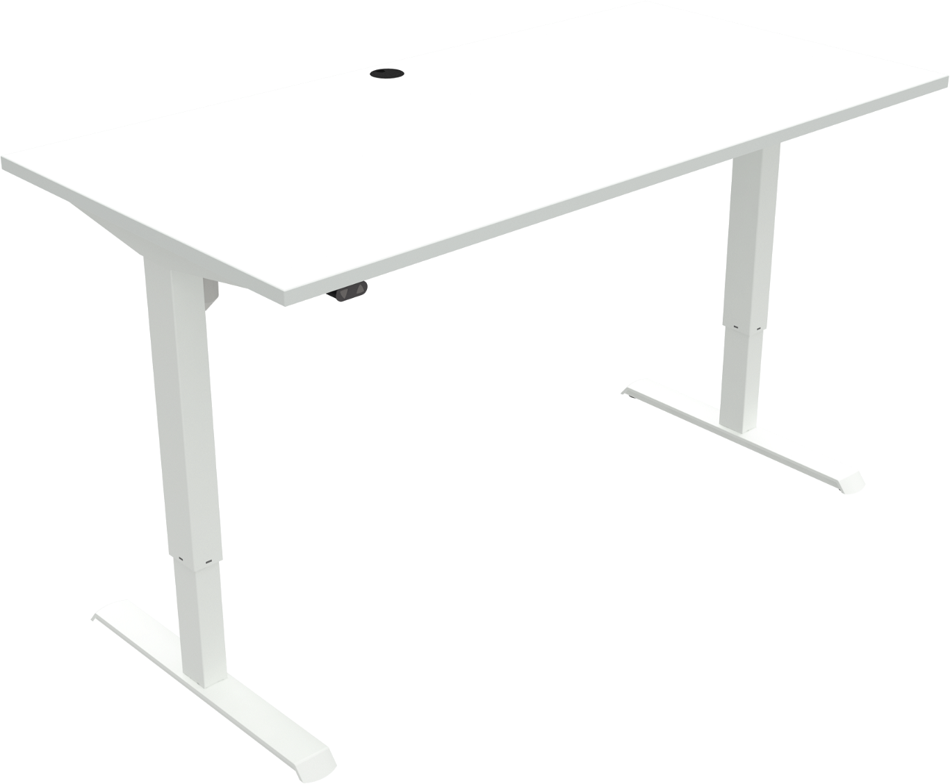 Hæve- og Sænkebord Zennord AdaptDesk Hvid 160x80 cm
