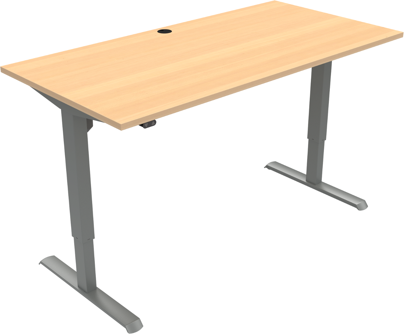 Hæve-/Sænkebord Zennord Adaptdesk 160x80 cm - Elegant Design
