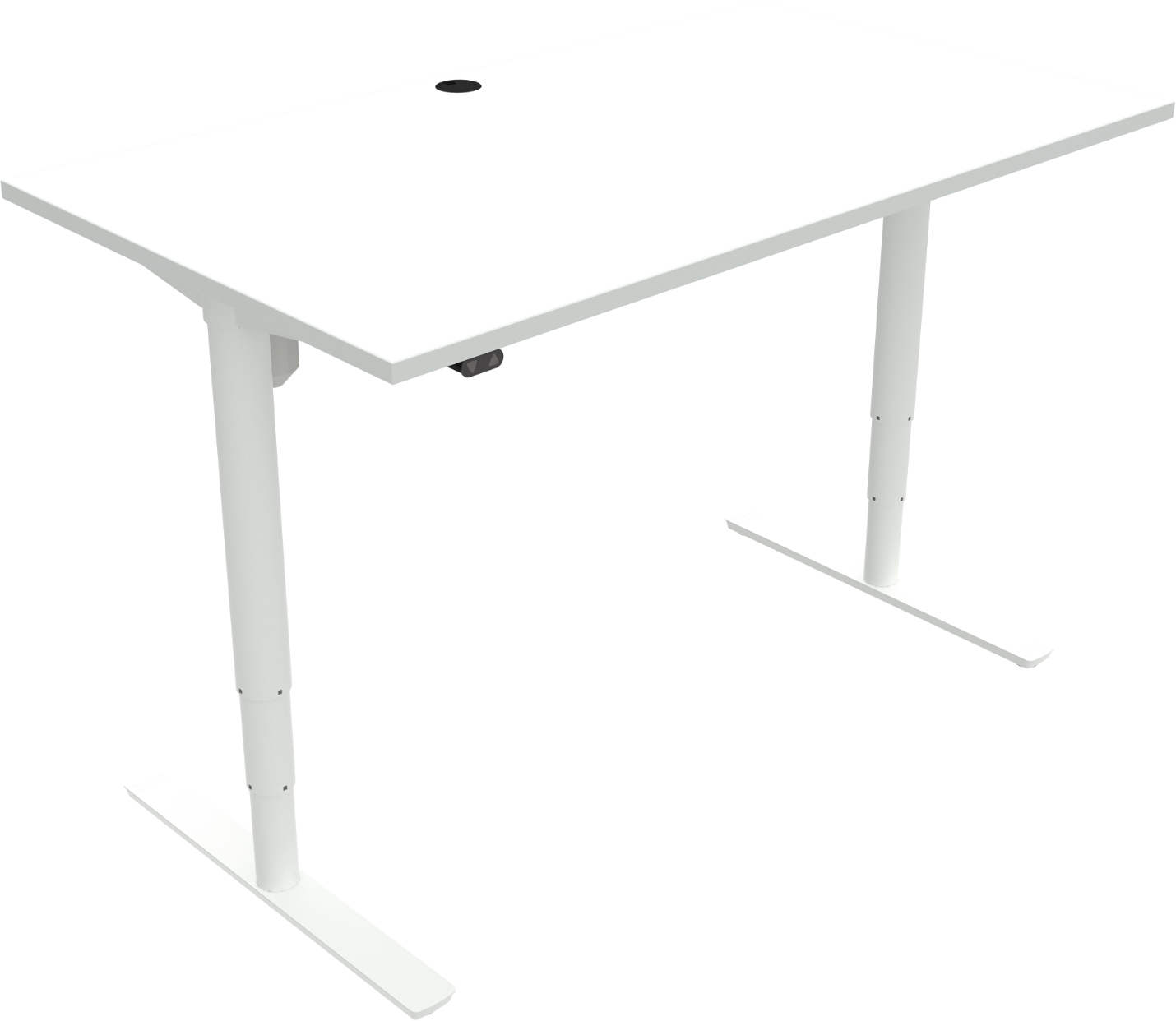 Hæve-/Sænkebord Zennord Comfortzone Hvid 140x80 cm