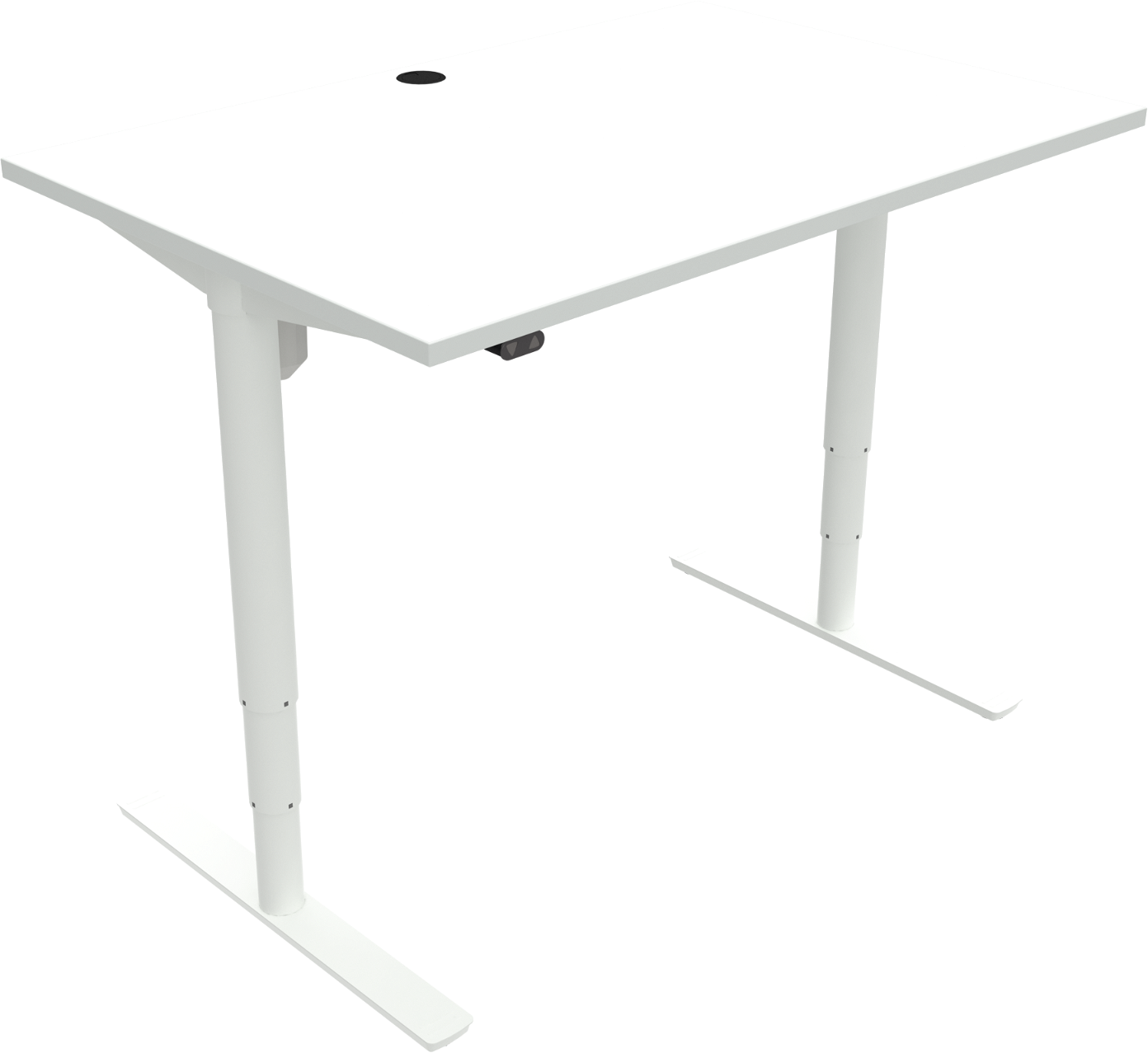 Hæve-/Sænkebord Zennord Comfortzone – Hvid 120x80 cm