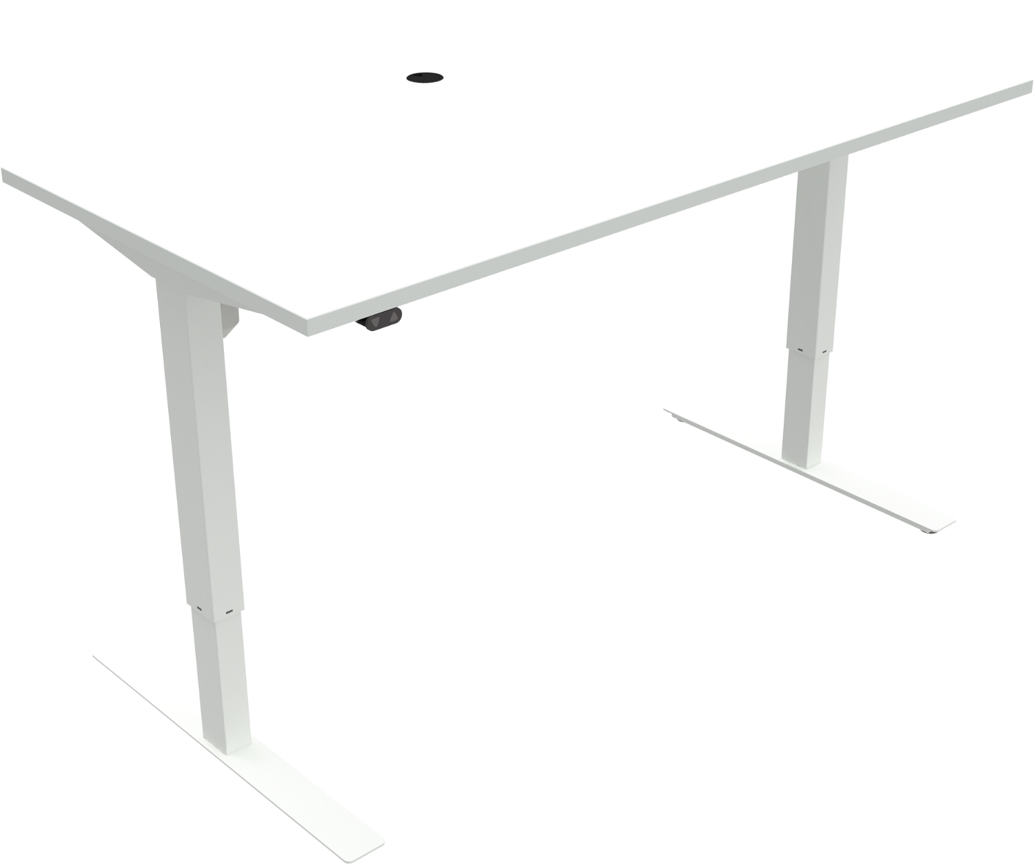 To-bens Hæve-/Sænkebord Zennord Updown 160x80 Cm Hvid
