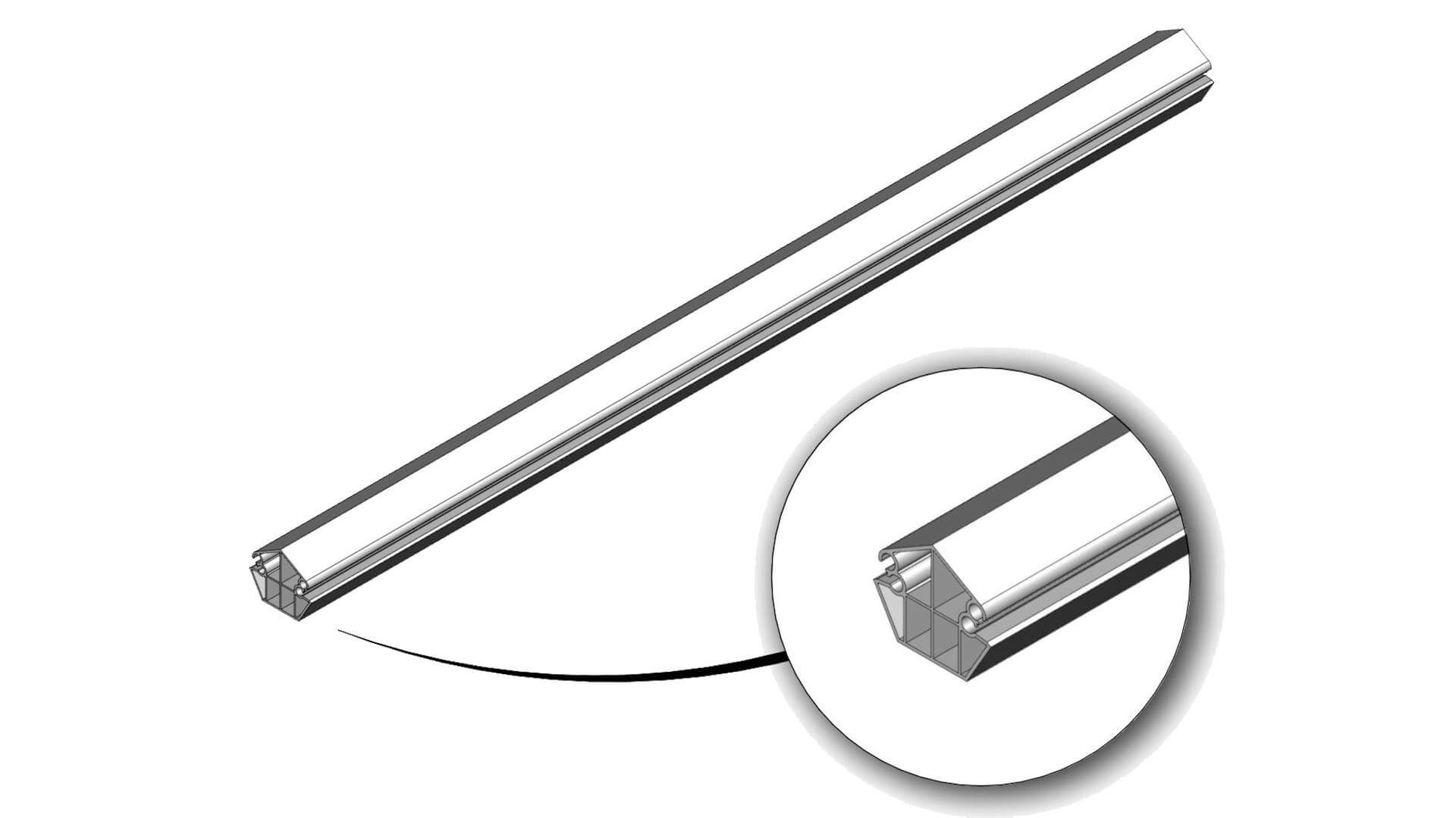 Topprofil Med   Spor  Lgd  1140 Mm