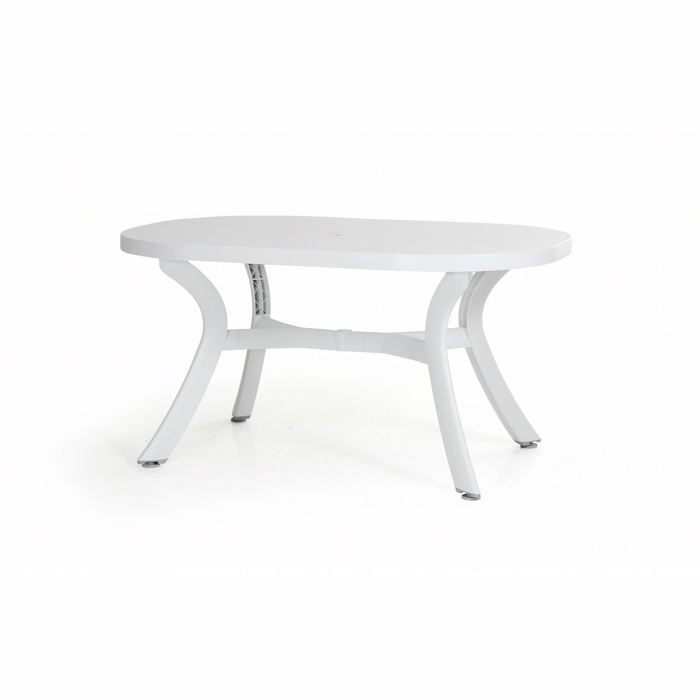 Toscana Havebord 95 145 Cm Gråt Havebord Brafab Enggården Havemøbler