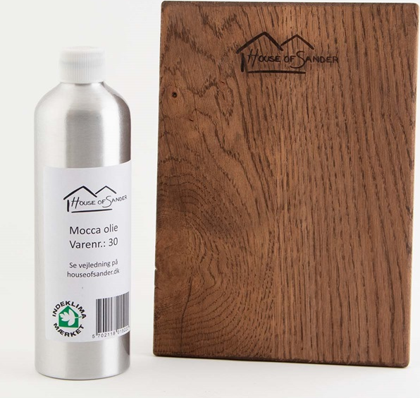 Miljøvenlig Træplejeolie Mocca fra House Of Sander 300 ml