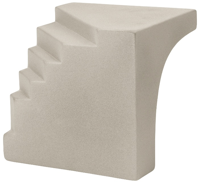 Trappeskulptur Kristina Dam Stair   Grå Terracotta 27ã 22ã 44 Cm