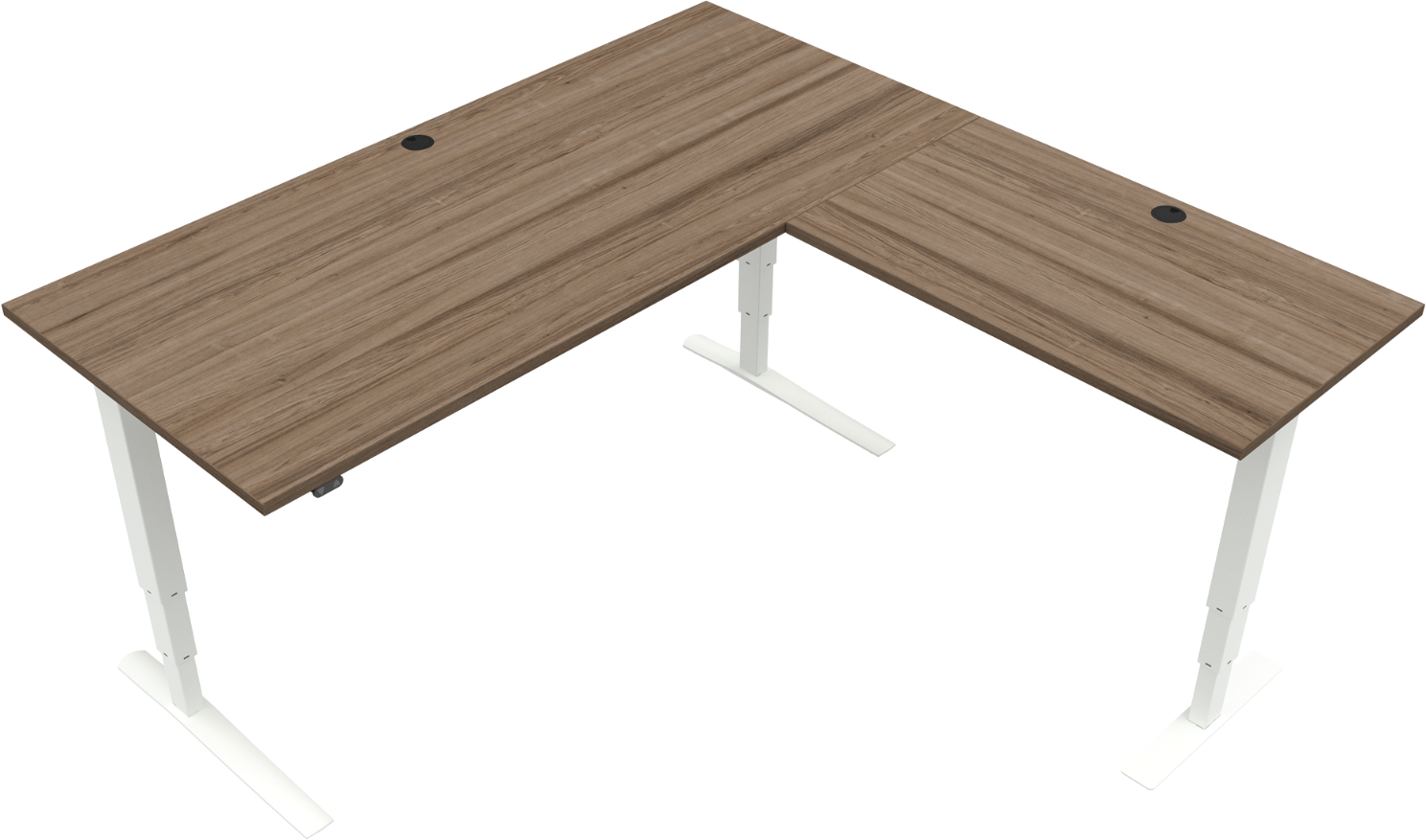 Trebenet Hæve-/Sænkebord Zennord Rise Rest 180x180 cm