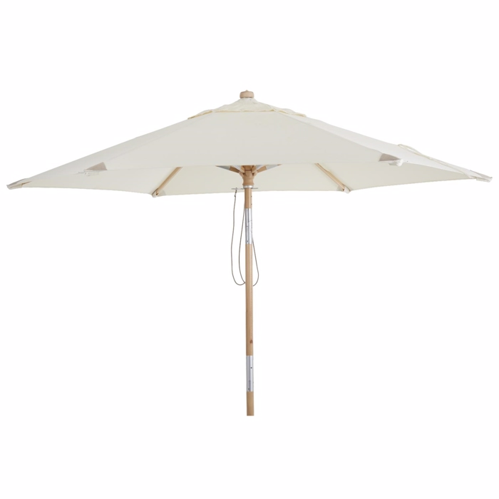 Trieste Parasol   5m Natur  Diverse   Haveparasol  Enggården Havemøbler