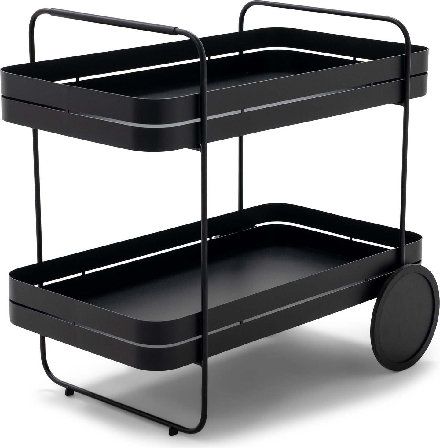Trolley Spinder Design Gin   Trolley Barvogn Sort Stål H69ã B42ã D74 Cm