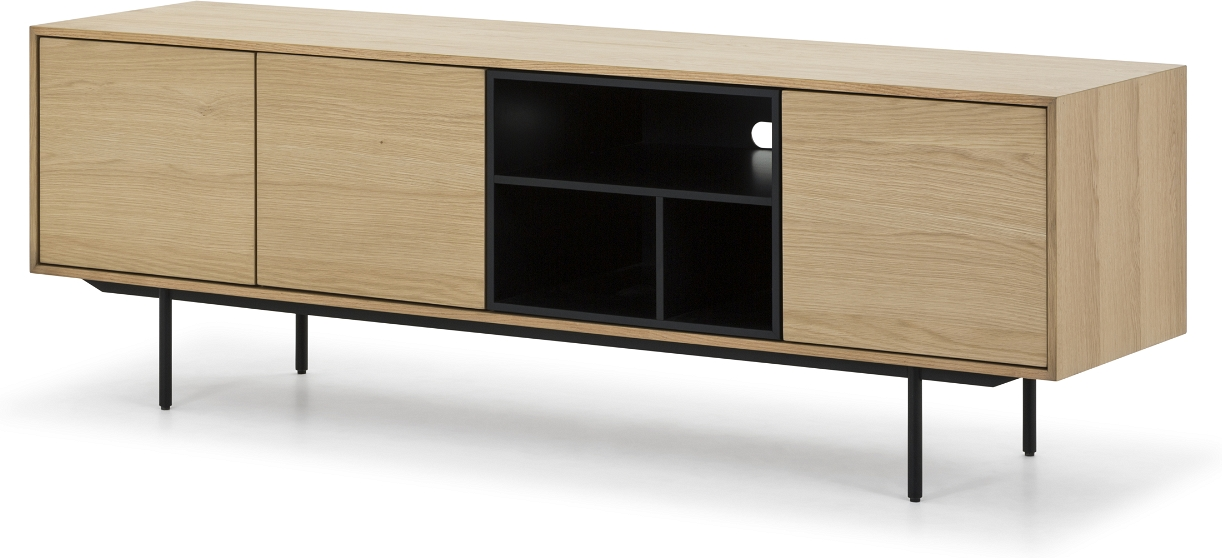 Elegant Hasseris TV-bord i Eg – Stilfuldt Mediebord