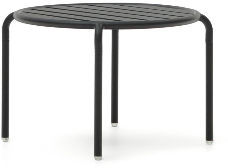 Udendørs Aluminiums Sidebord Kave Home Joncols Grå 42 68 68 Cm