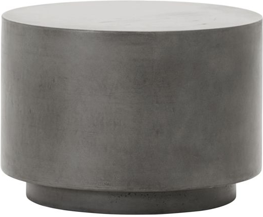 Udendørs Beton Sofabord House Doctor Out ø50 H35 Cm Grå
