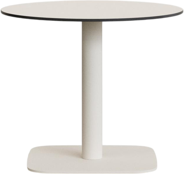 Udendørs Café- Og Havebord Kave Home Tiaret Rund ø68 H73 Cm Hvid