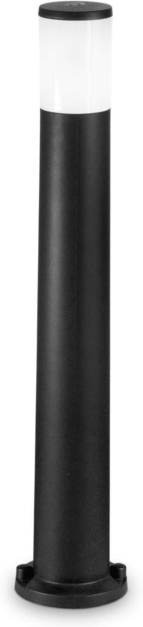 Elegant Udendørs Gulvlampe Ideal Lux Atena Sort - 80 cm