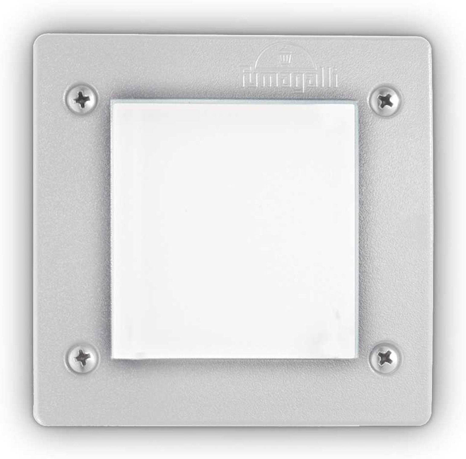 Udendørs Indbygningslampe Ideal Lux Avenue 3W Hvid