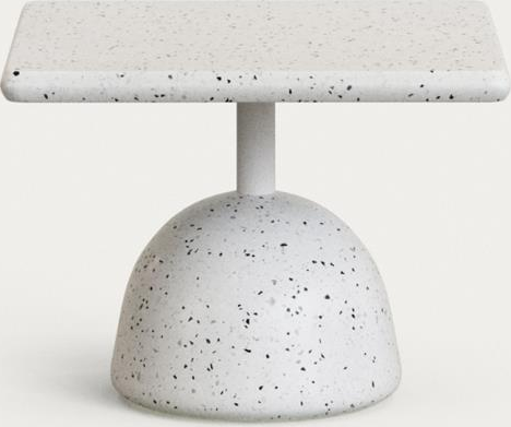 Elegant Udendørs Kaffebord i Hvid Terrazzo - Kave Home