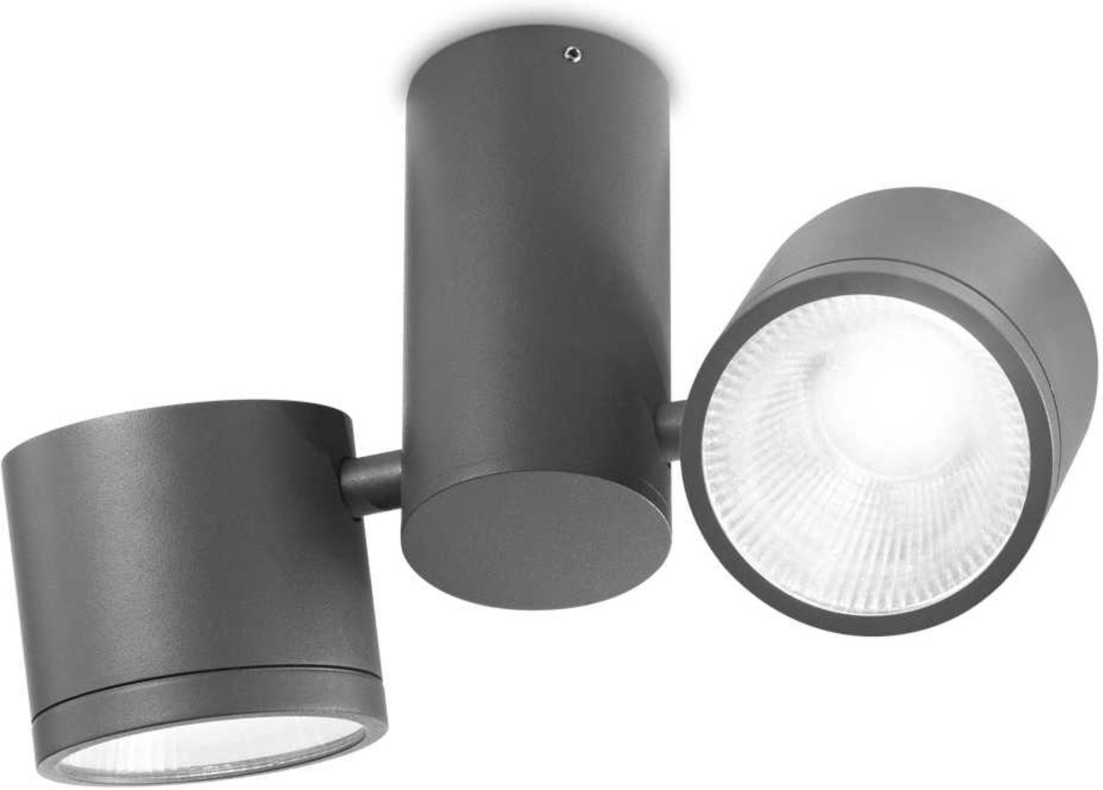 Udendørs Loftlampe i Antracit Aluminium fra Ideal Lux