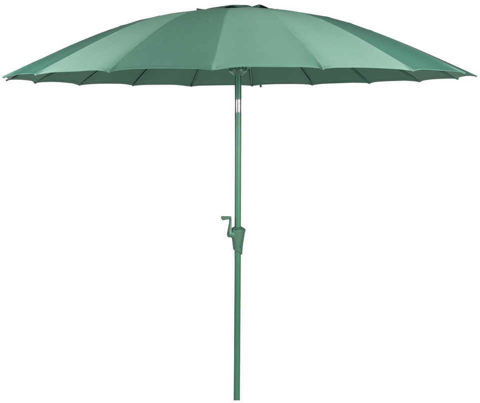 Udendørs Parasol Med Sidearm Zuiver Desert ø250 Cm Mosgrøn Polyester