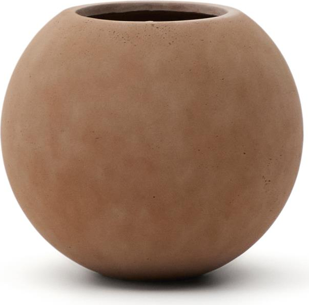 Udendørs Plantekrukke Kave Home Solna Terracotta Cementfiber H57 ø66 Cm 250
