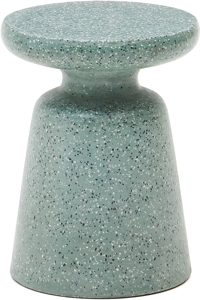 Udendørs Mesquida Sidebord i Turkis Terrazzo – Nordisk Stil