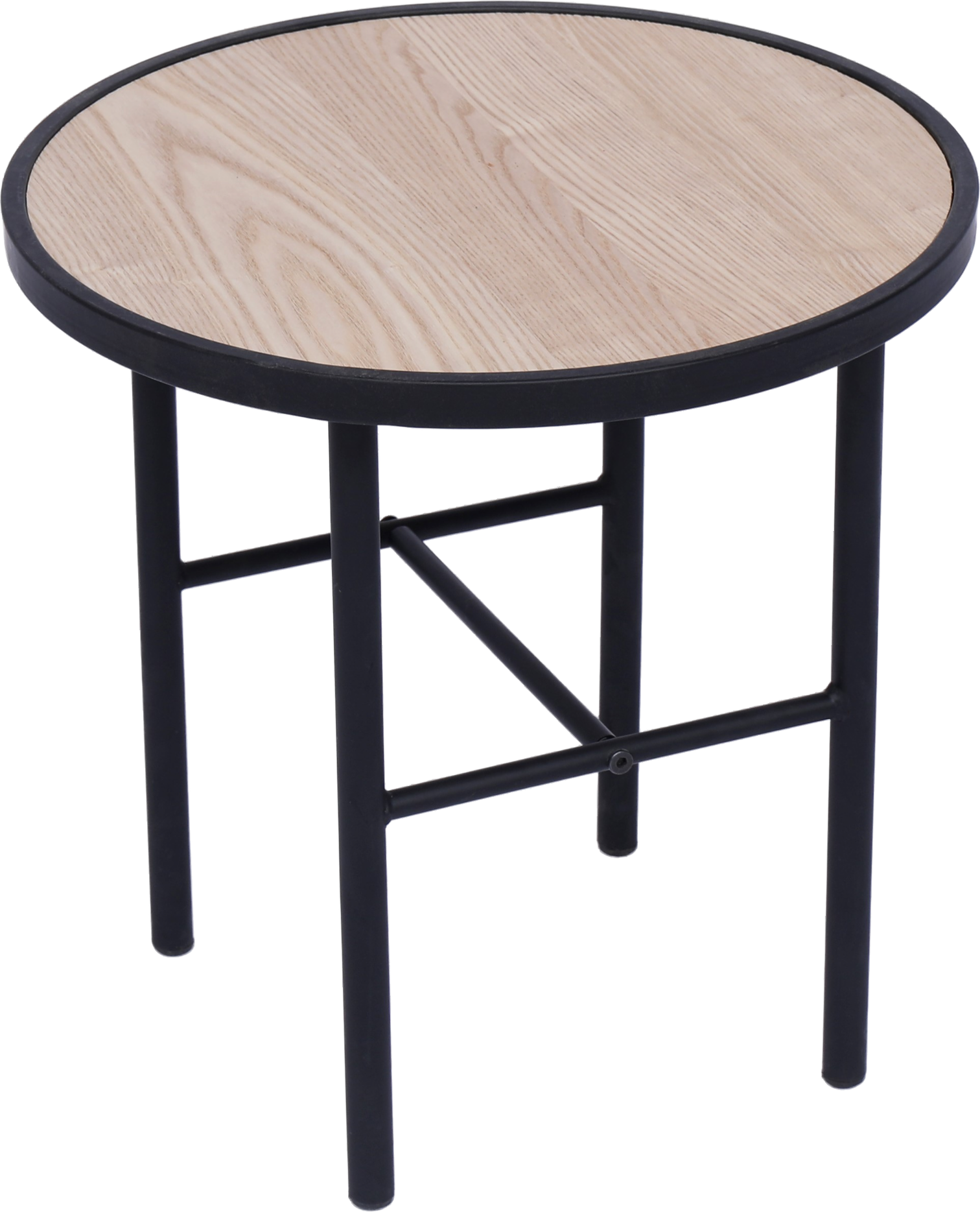 Udendørs Sidebord Nordlys Furniture Mihara 40ã 40 Cm Sortlakeret Metal   Fsc-træ