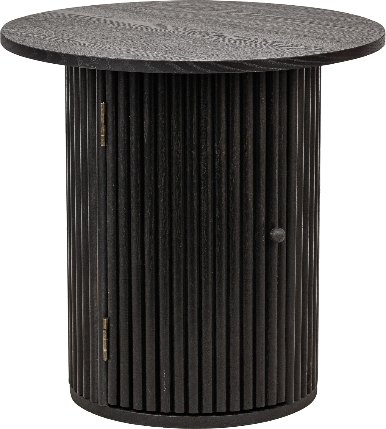 Udendørs Sidebord Nordlys Furniture Trinidad   Sortlakeret Fsc-fyrretræ ø50   H49 Cm