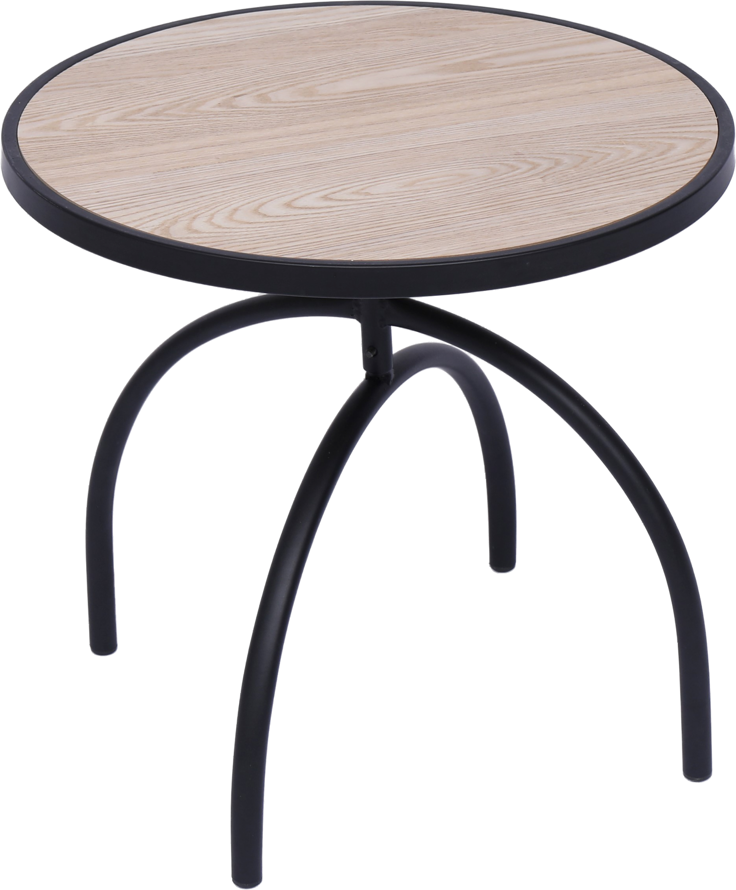 Udendørs Sidebord Sofabord Nordlys Furniture Yoki   Sort Epoxy Og Fsc-træ ø45xh41   Cm