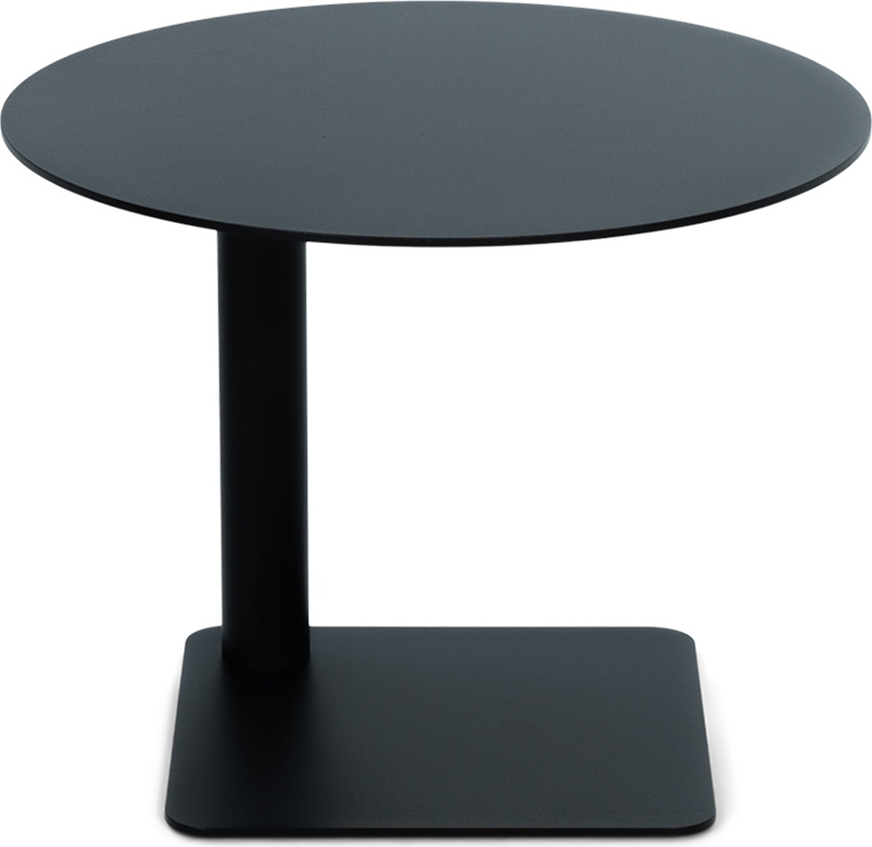 Udendørs Sidebord Spinder Design Sunny ø40ã H30 Cm Mat Sort Stål