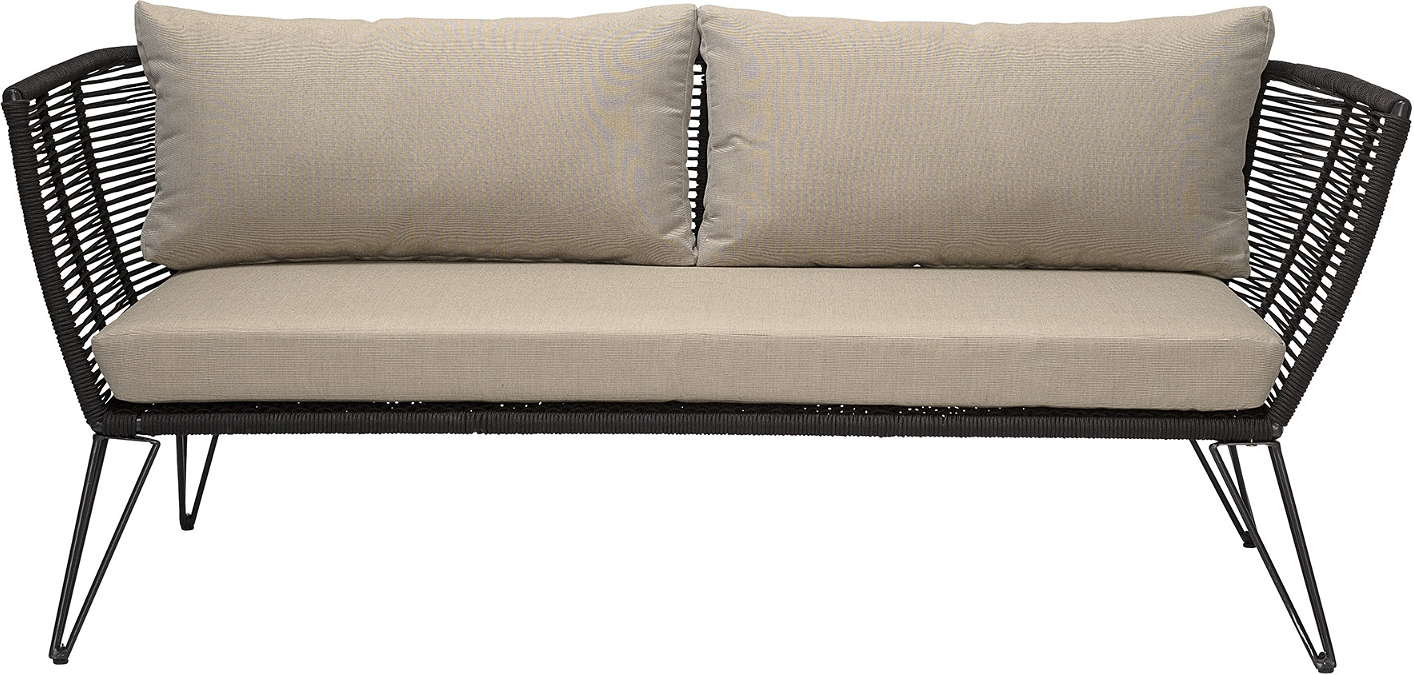 Frostsikker Udendørs Sofa i Sort fra Bloomingville