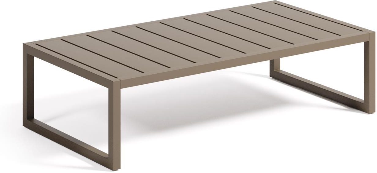 Udendørs Sofabord Kave Home Comova Aluminium Grøn 114 60 30 Cm