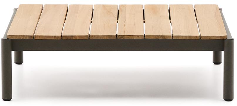 Udendørs Sofabord Kave Home Sorells i Teak og Aluminium