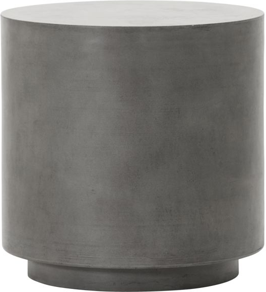 Udendørs Sofabord Og Sidebord House Doctor Out Beton ø50   H50 Cm Grå