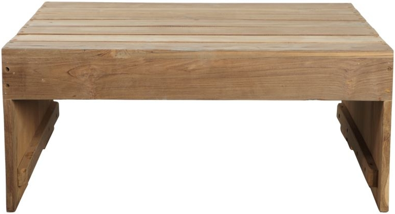 Udendørs Sofabord Woodie i Teak fra House Doctor