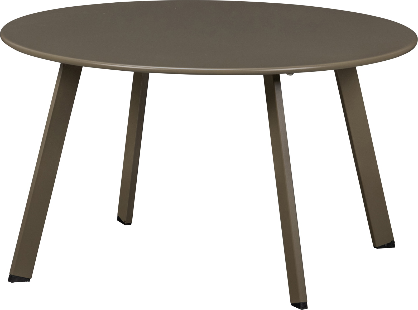 Udendørs Sofabord Woood Fer ø70 H40 Cm Jern Grå Pulverlakeret