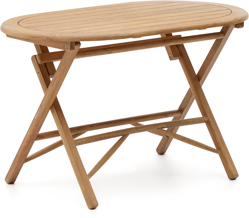 Udendørs Spisebord Kave Home Dandara Foldbart   Akacietræ 120x70 Cm