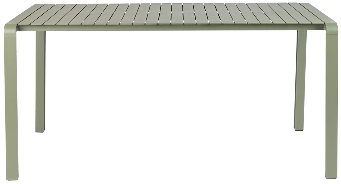 Udendørs Spisebord Zuiver Vondel Stengrå Aluminium 168     87     75 Cm