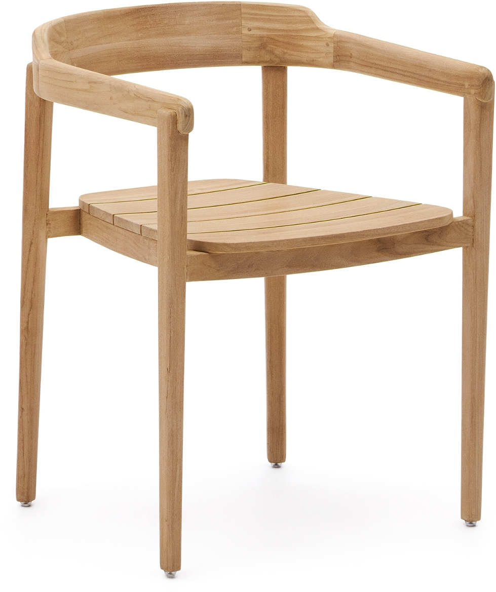 Udendørs Teak Spisebordsstol Icaro – Stabelbar Kolonial Stil