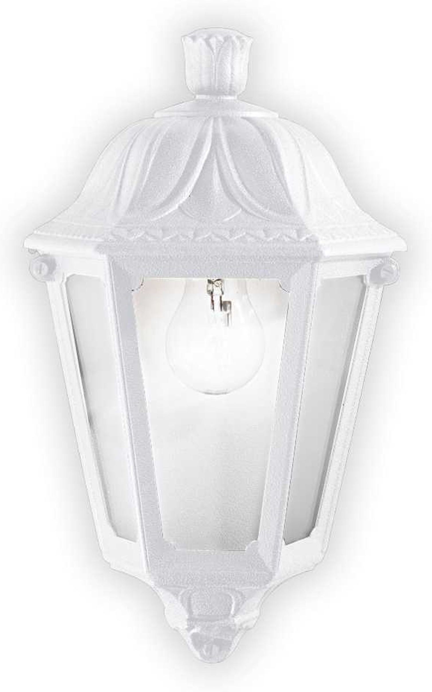 Klassisk Hvid Udendørs Væglampe - Ideal Lux Dafne IP55