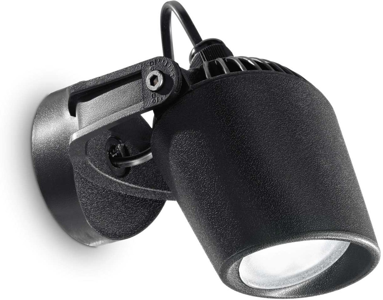 Udendørs Væglampe Ideal Lux Elio Sort – Modern Design!