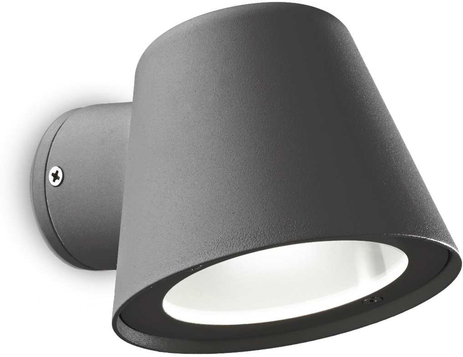Udendørs Væglampe Ideal Lux Gas Antracit Ip43 Gu10