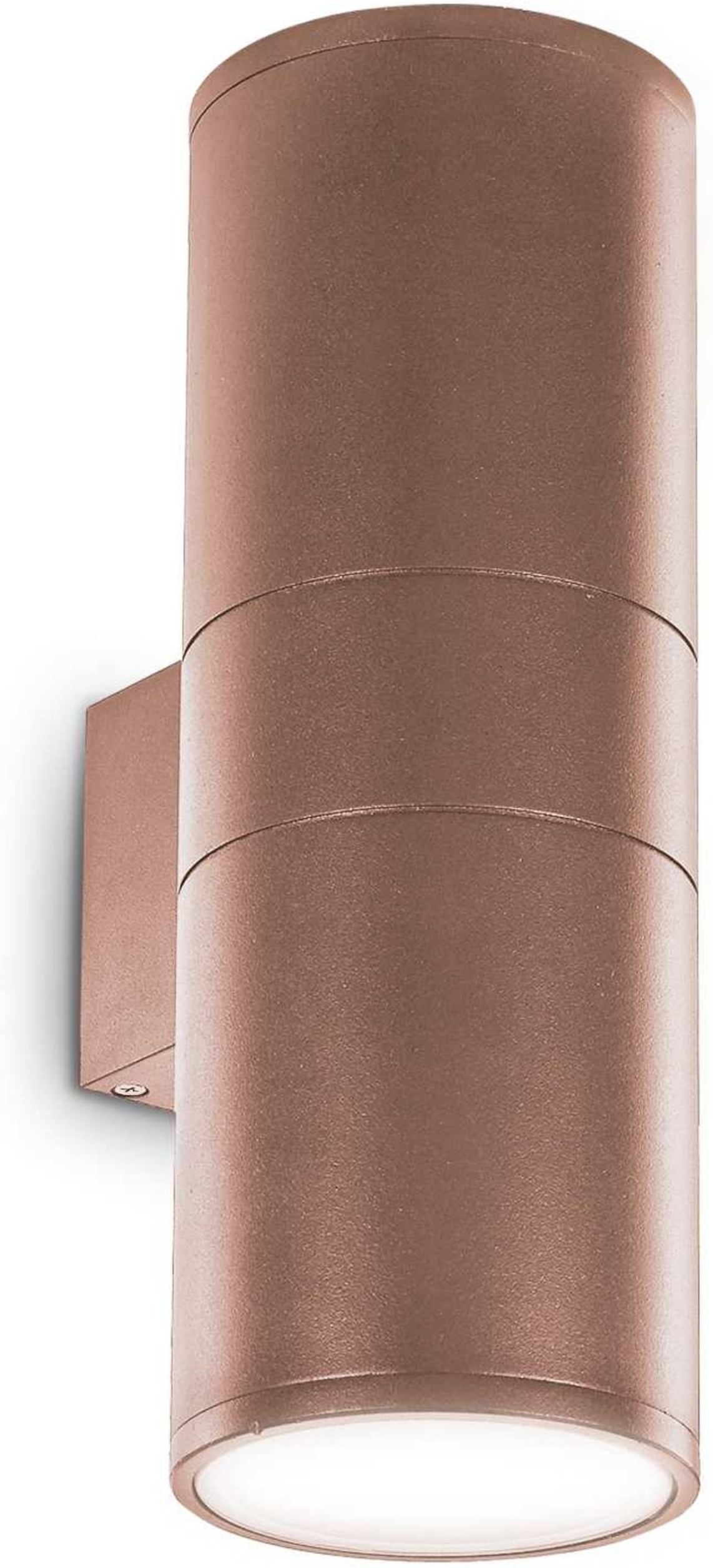 Elegant Udendørs Væglampe i Kaffefarvet Aluminium