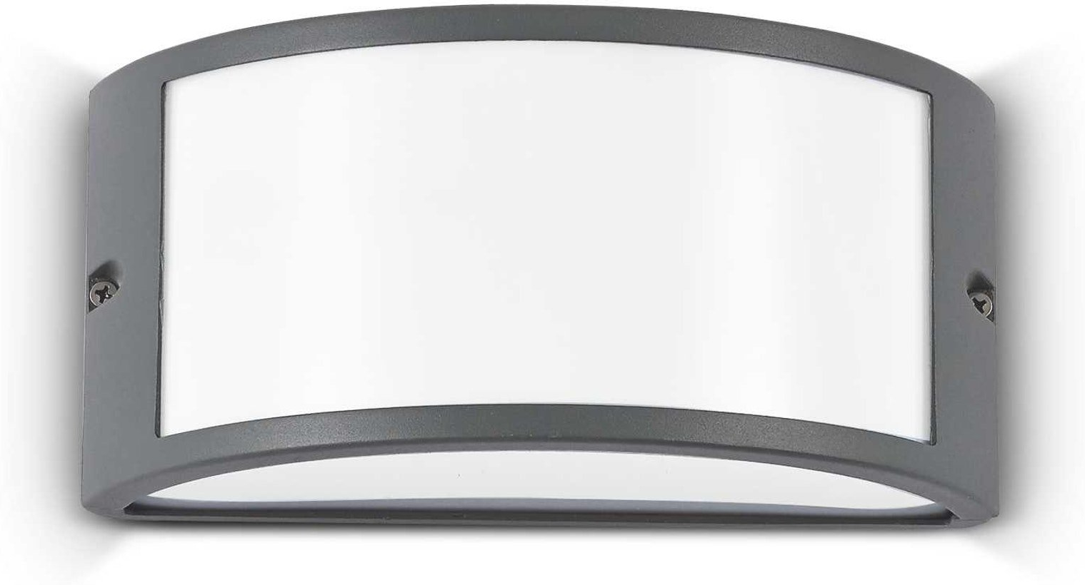 Elegant Udendørs Væglampe Ideal Lux Rex - Antracit IP44